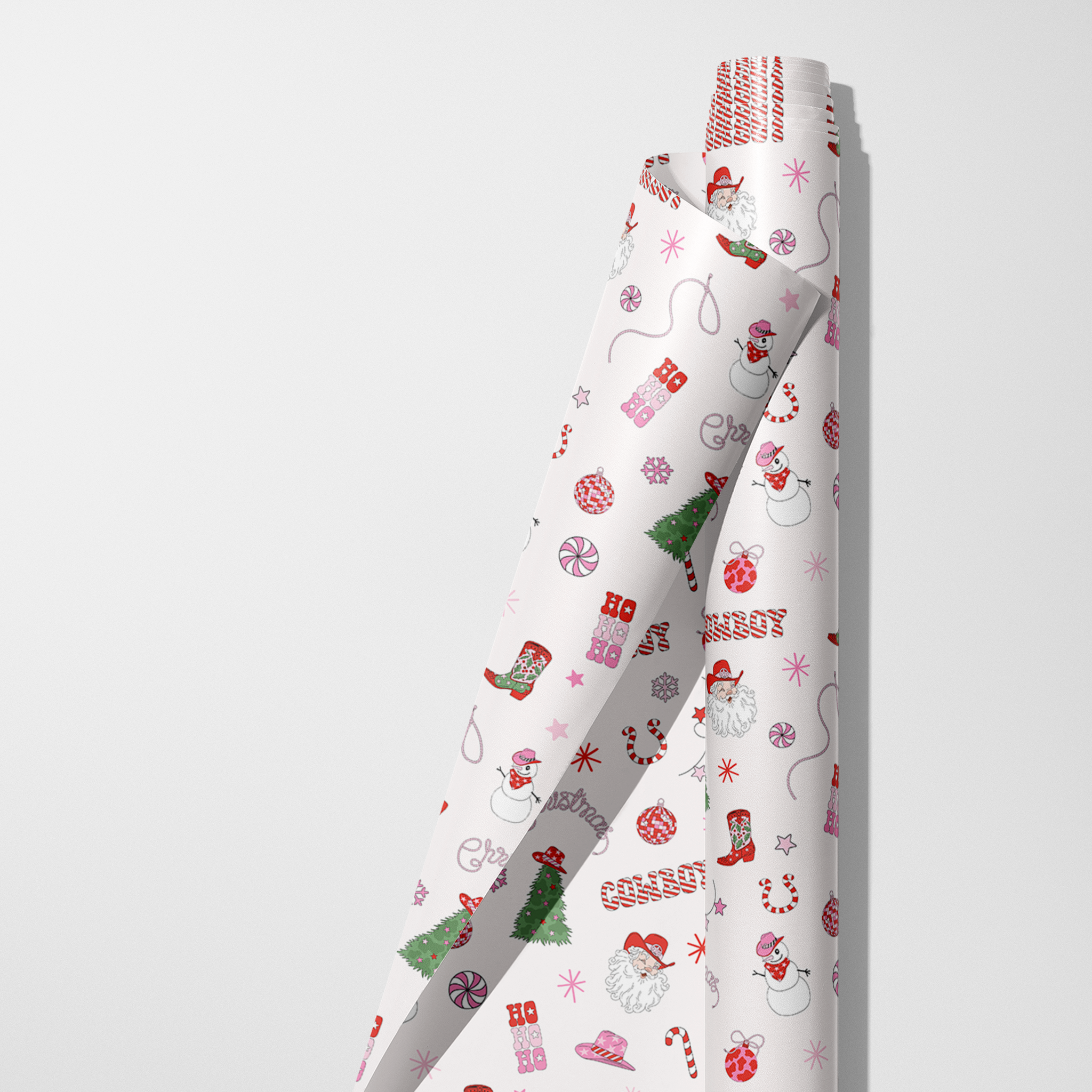 Western Characters Wrapping Paper