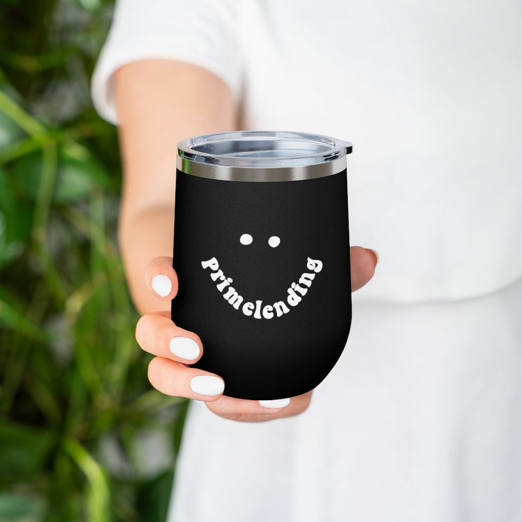 Smiley Insulated Wine Tumbler