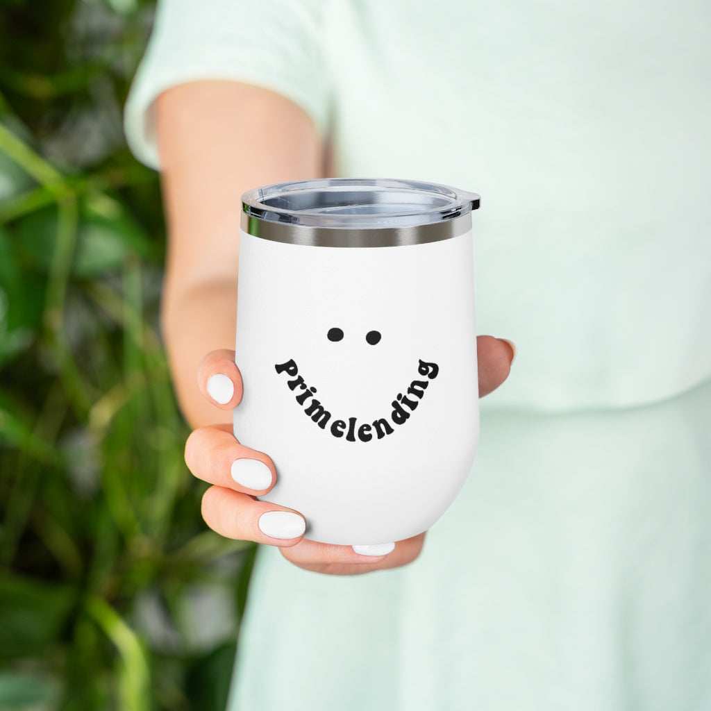 Smiley Insulated Wine Tumbler