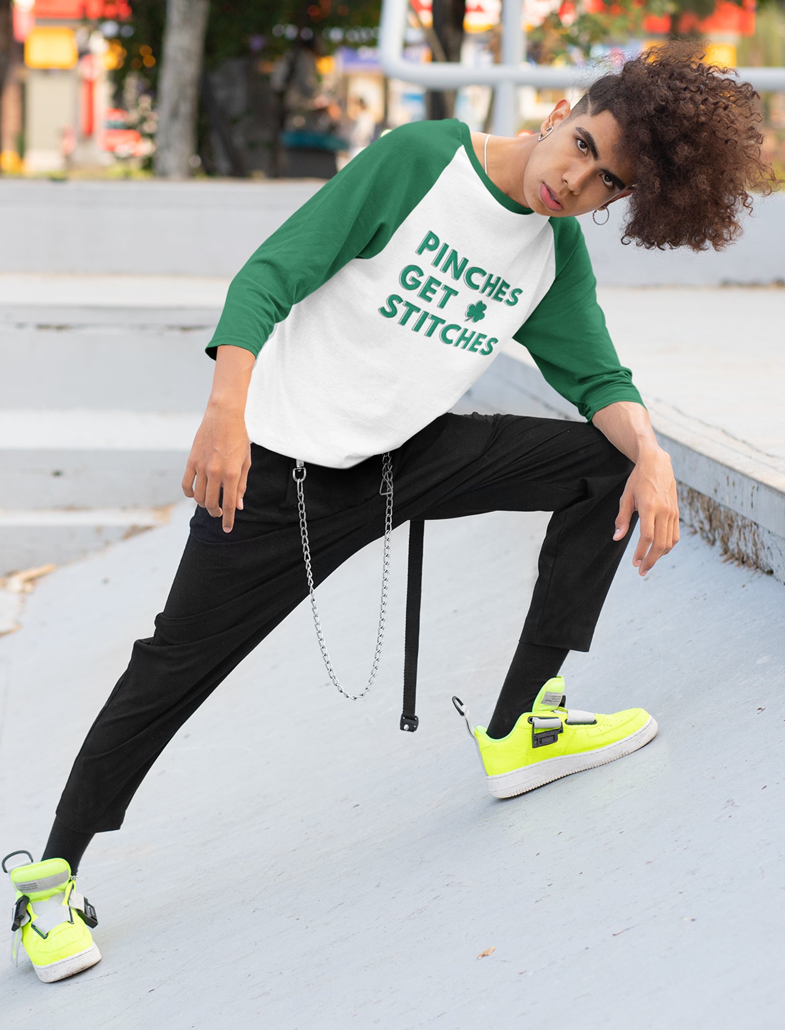 Pinches Get Stitches Raglan T-Shirt